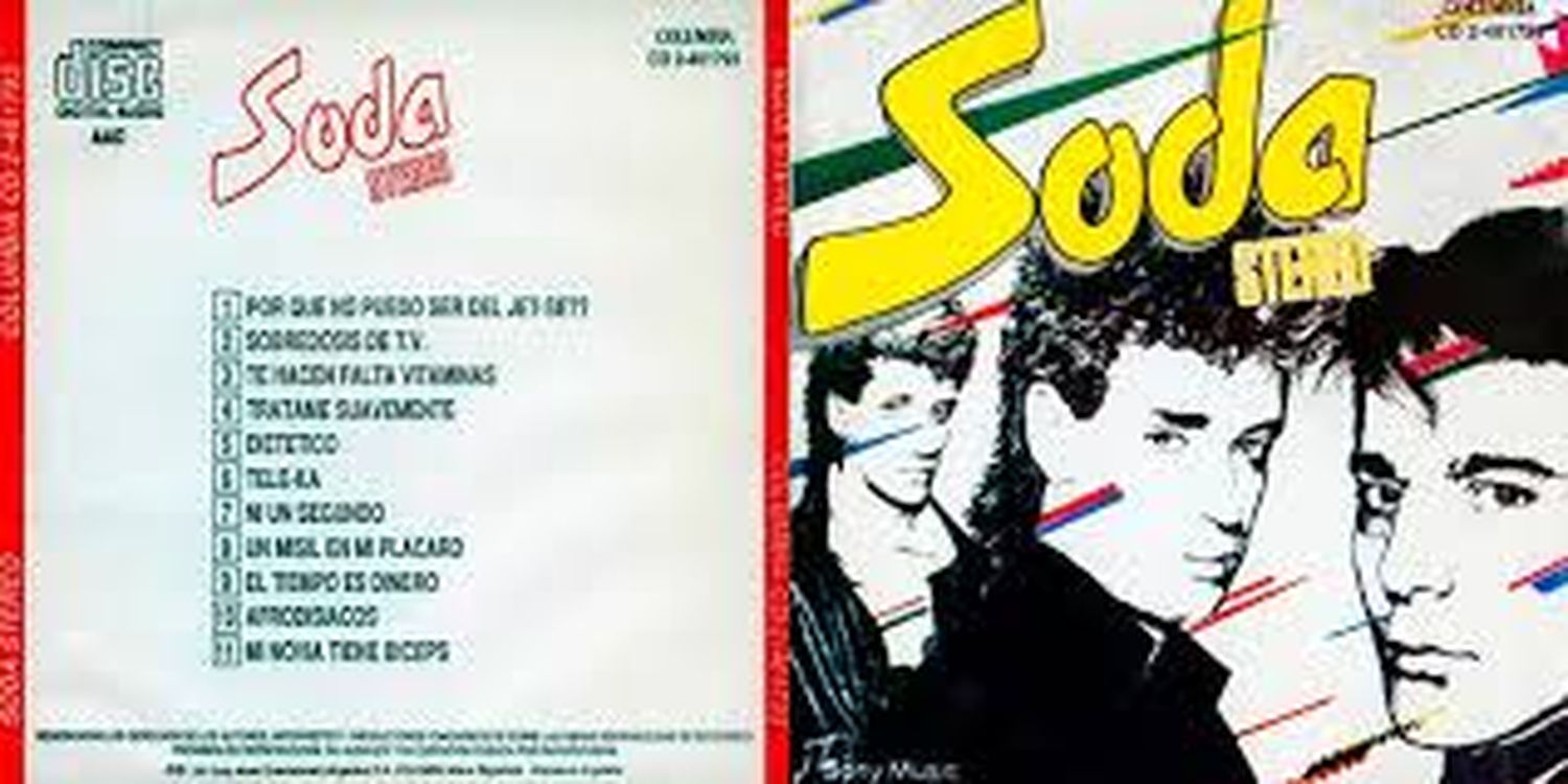 La tapa del debut de Soda Stereo, diseñada por Alfredo Lois