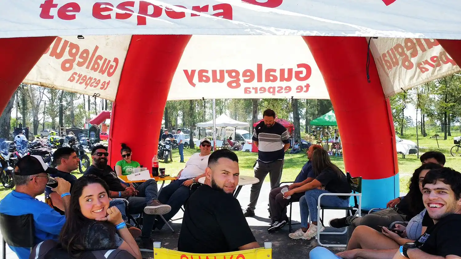 Se realizó el primer encuentro “Moto asado”