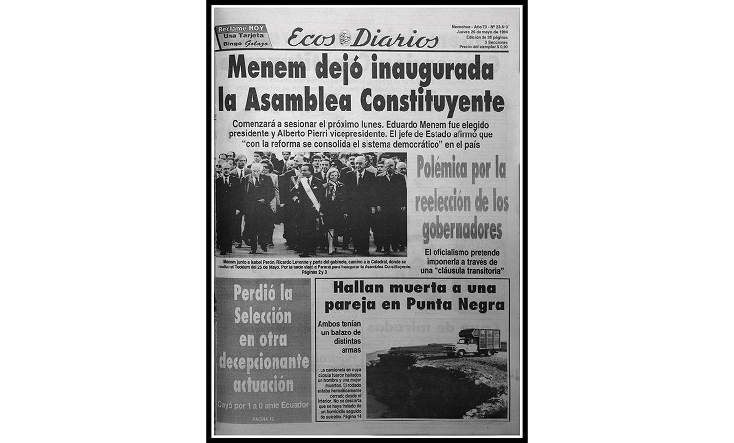 Jueves 26 de mayo de 1994
