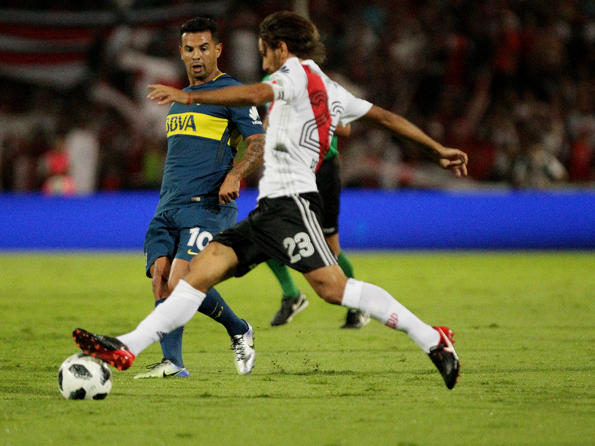Con este gol del Pity Martínez, River le gana a Boca