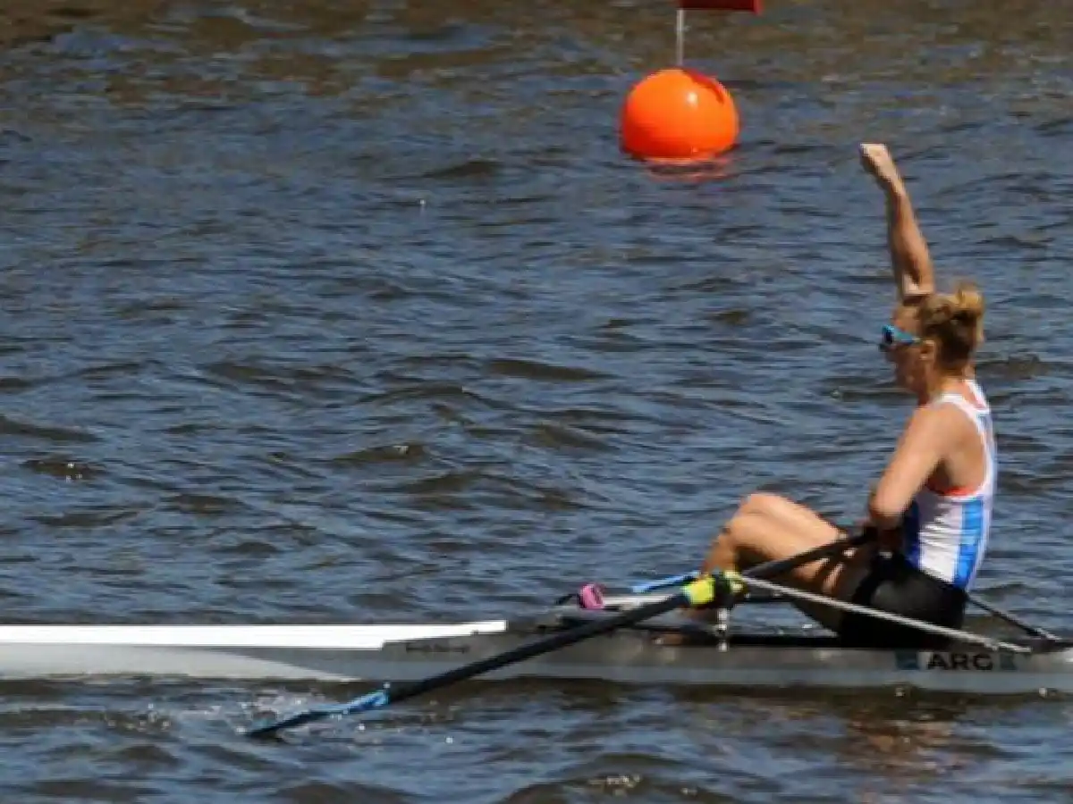 María Sol Ordas en remo obtuvo el primer oro para la Argentina