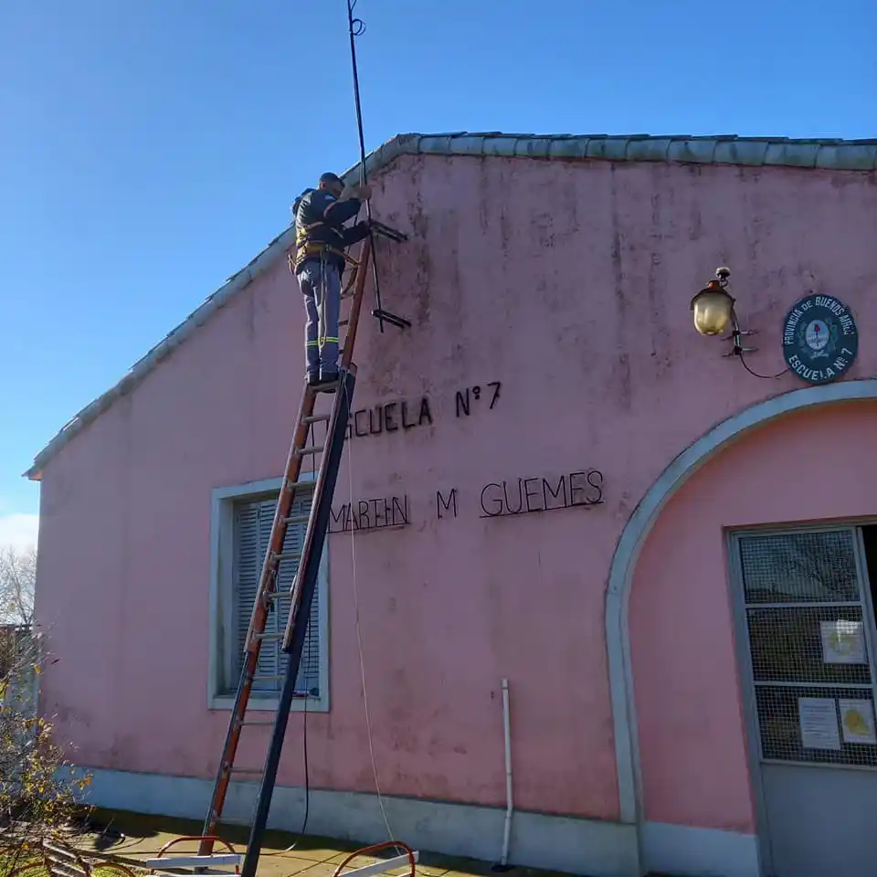Avanza el programa de conectividad para escuelas rurales de Ranchos