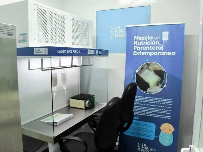 Gómez: “La planta de nutrición parenteral 
extemporánea es la única en la región NEA”