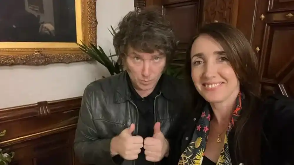 Milei apuntó contra Villarruel.
