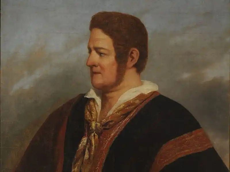 Raymond Auguste Quinsac Monvoisin, Retrato de Juan Manuel de Rosas.