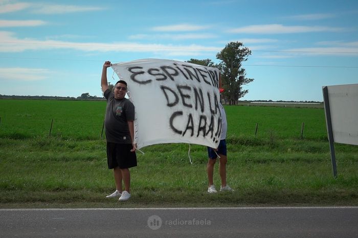 domingo posetto reclamo atilra veronica lehmann polemica reclamo corte de ruta empresa leche lácteo - 7