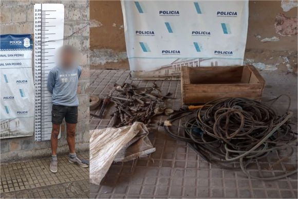 Robó en una taller y secuestró a un remisero para trasladar el botín: lo detuvieron