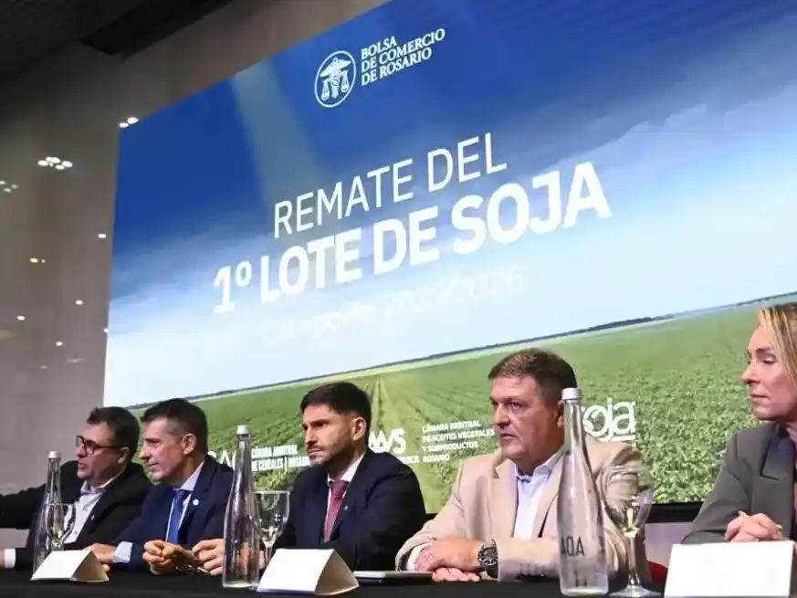 Pullaro resaltó que “Santa Fe tiene hoy la menor carga impositiva de los últimos veinte años", y recordó que aquí “el campo no paga Ingresos Brutos”. Crédito: Marcelo Manera.