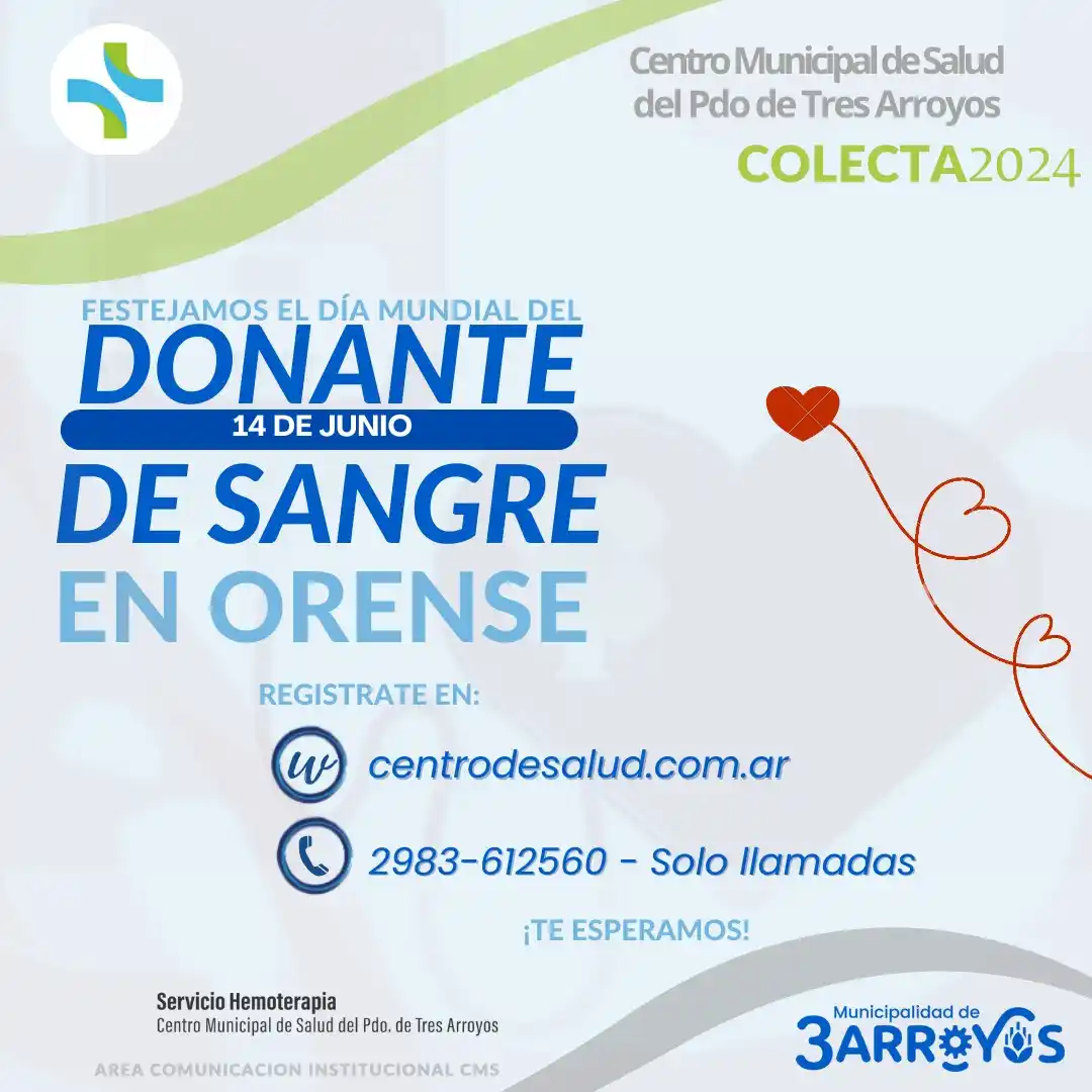 Colecta de sangre en Orense