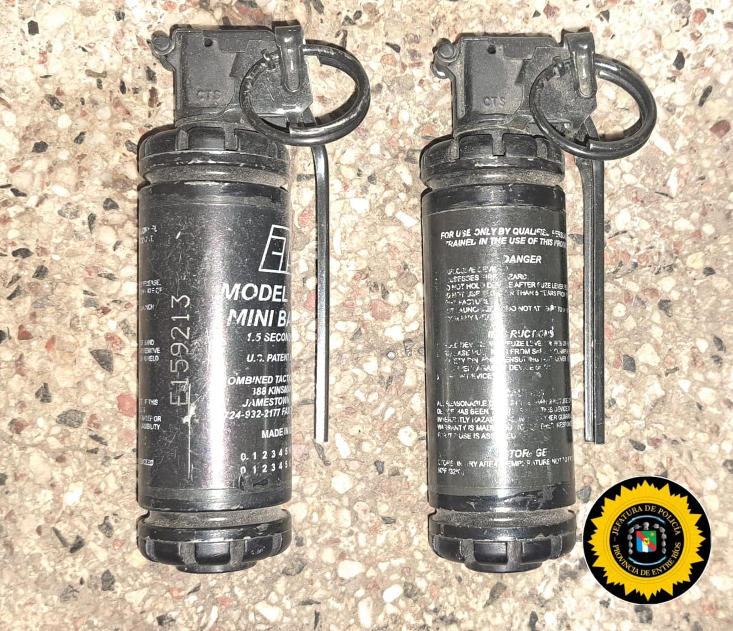 Allanamiento en San Benito: secuestran armas, drogas, granadas y detienen a un hombre