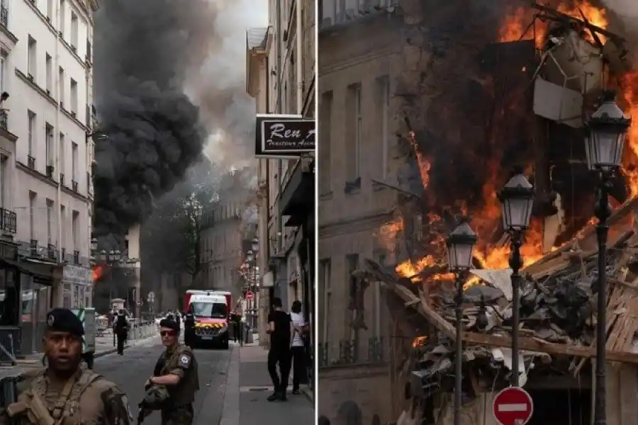 Explosión en París: 35 heridos y continúan buscando desaparecidos entre los escombros