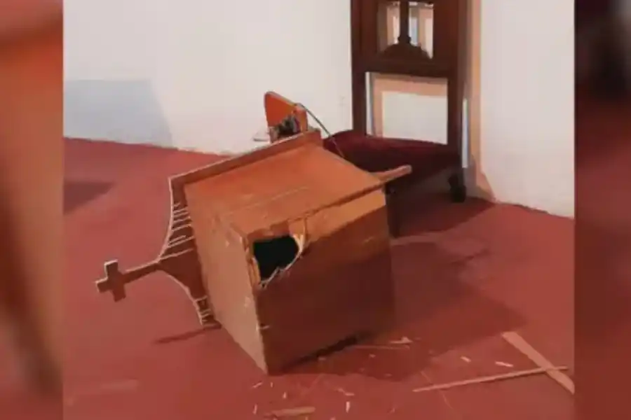 Robaron en una parroquia de la región y profanaron el sagrario con hostias consagradas