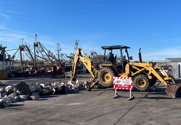 Comenzó la cuarta etapa del plan integral de recuperación vial de la zona portuaria