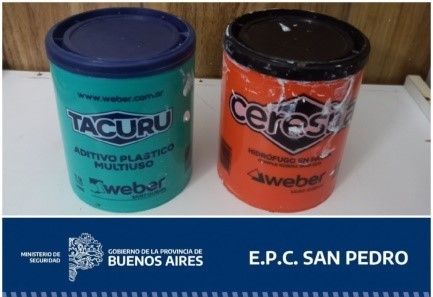 Policía atrapó al ladrón que violentó el acceso a una vivienda para llevarse elementos de construcción