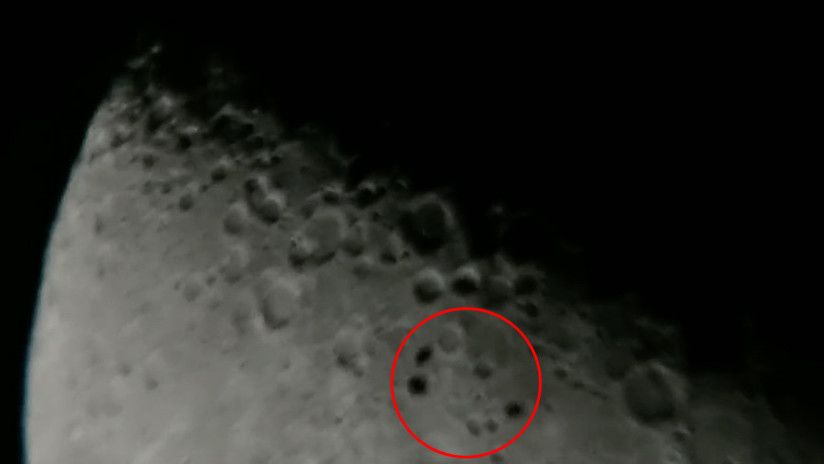 VIDEO: Un astrónomo aficionado graba tres OVNIS cerca de la Luna