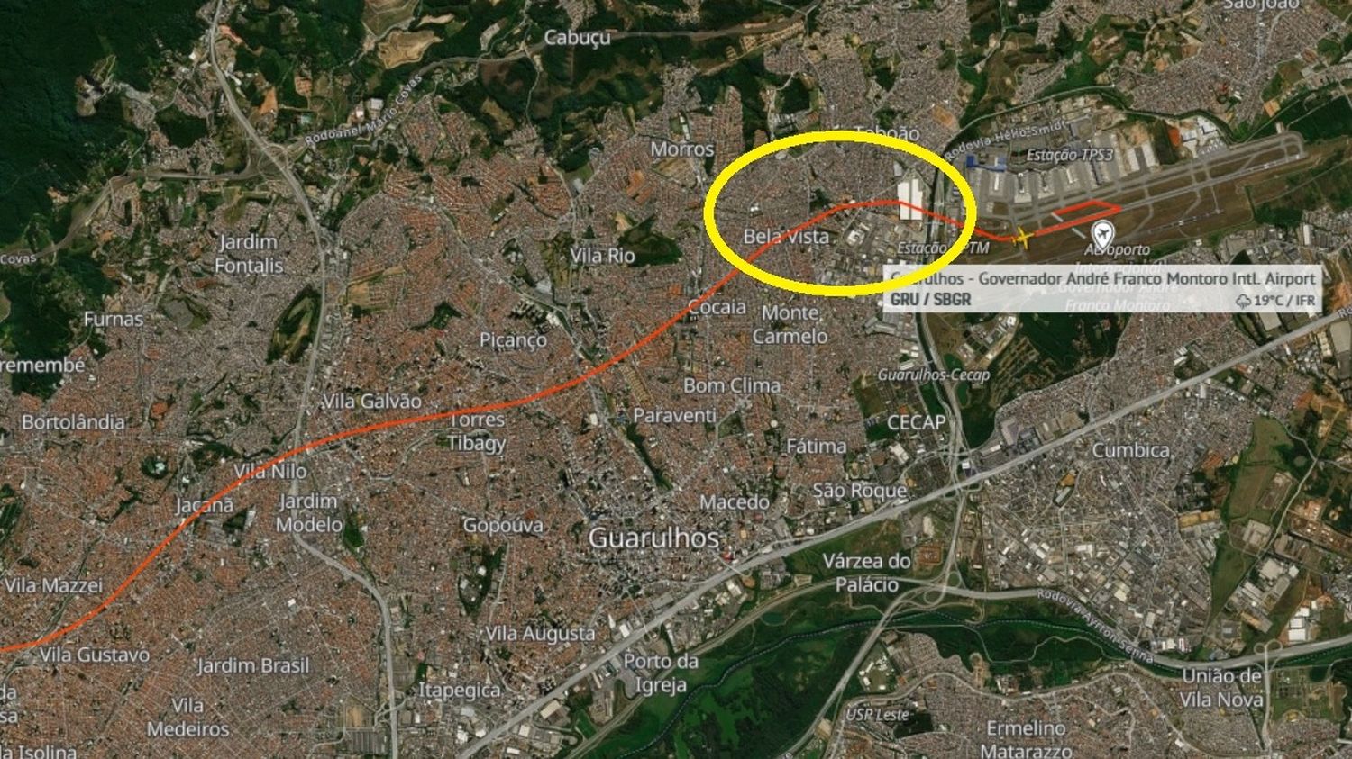 Aproximación desalineada: Grave incidente de un Learjet 60 argentino en el Aeropuerto de San Pablo