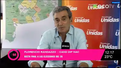 Florencio Randazzo pidió a la población que se acerque a votar y cortar con la polarización