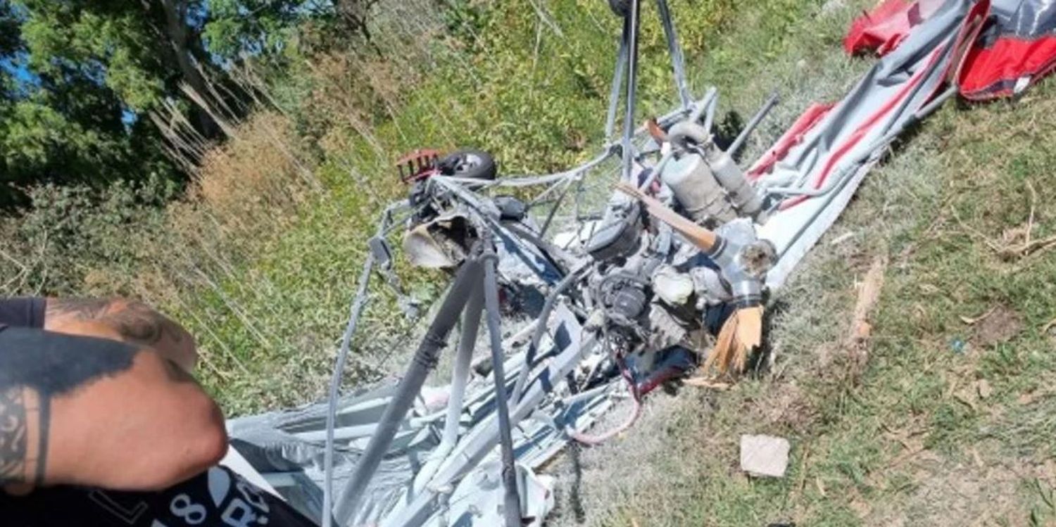 Otra tragedia en parapente: tenía 69 años y se estrelló a toda velocidad contra un cableado