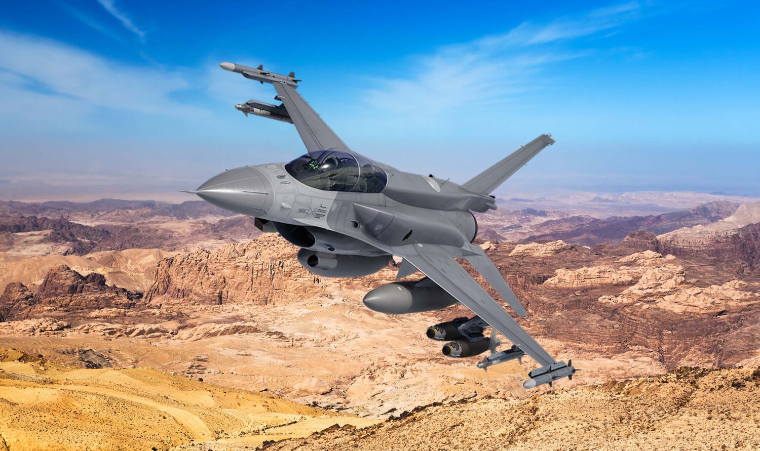 Jordania compra ocho Lockheed Martin F-16 Block 70