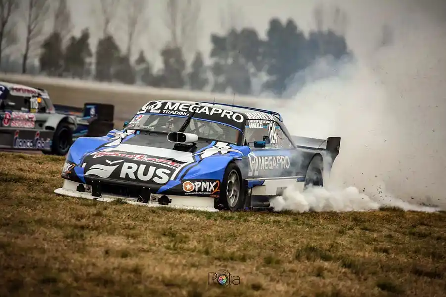 La rotura del motor complicó al necochense Leo Palotini