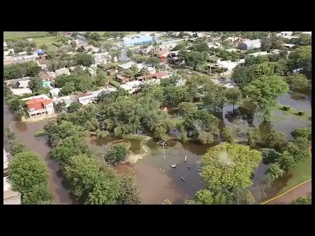 Santa Fe: Imágenes de zonas afectadas por lluvias