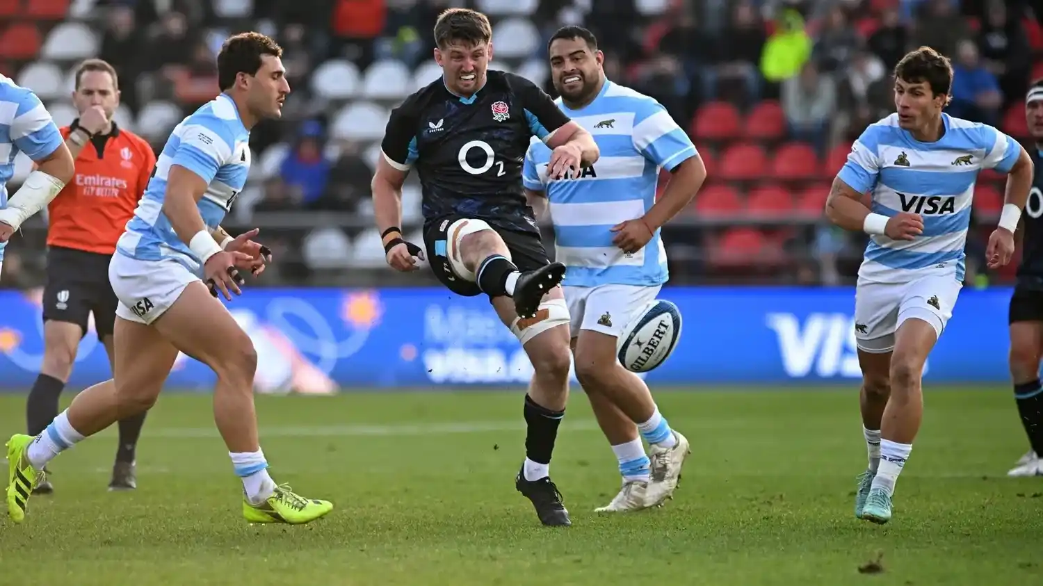 Los Pumas cayeron ante Inglaterra en La Plata