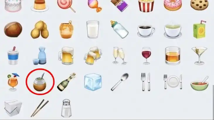 El mate ya es un emoji de Whatsapp
