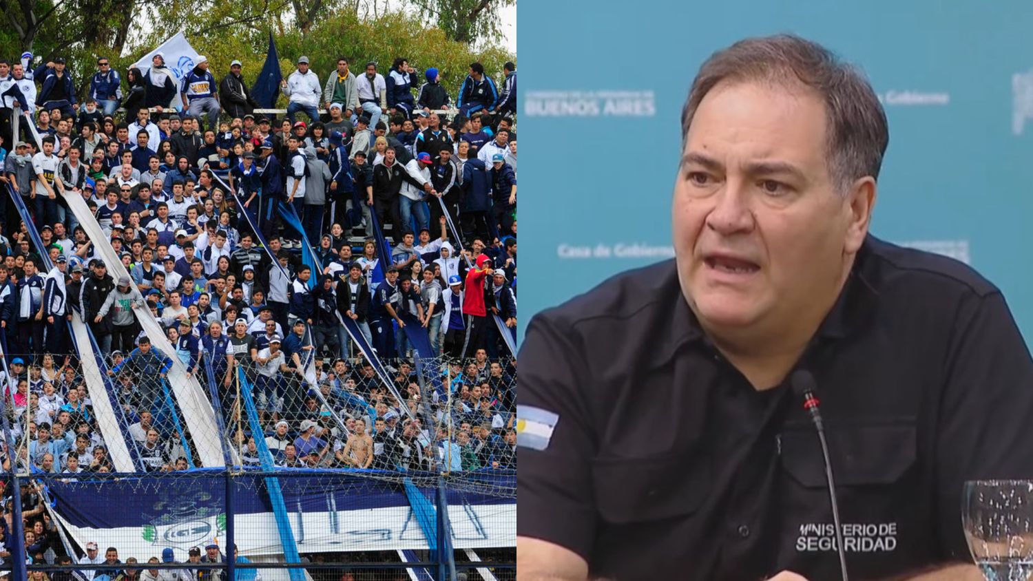 Qué respondió el ministro Alonso cuando le preguntaron si sabía de los "vínculos" entre la UOCRA y la barra de Gimnasia