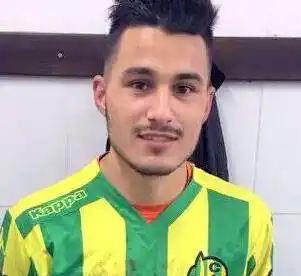 Franco Pérez, concentrado con el plantel de Primera de Aldosivi
