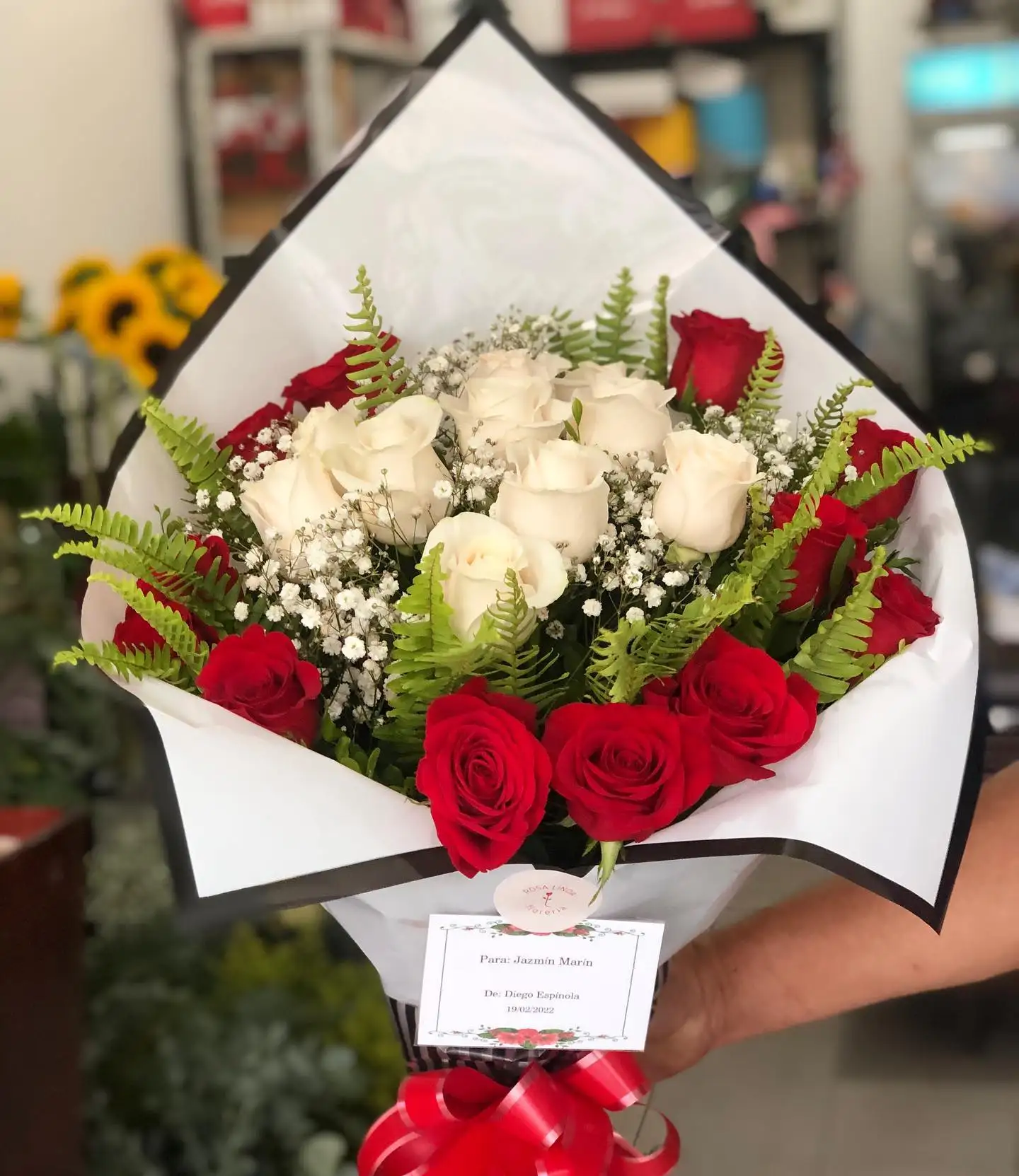 rosas blancas