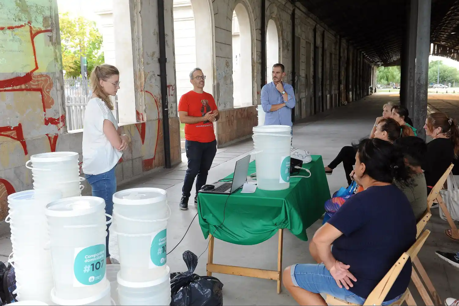 El plan “La Municipalidad composta” se ejecuta en distintos espacios de la ciudad de Santa Fe