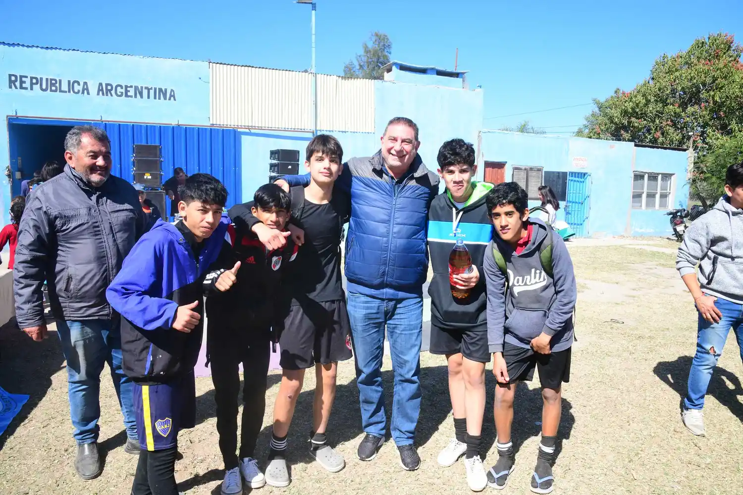 El intendente Jofré celebró junto a vecinos el 23 aniversario del Club República Argentina