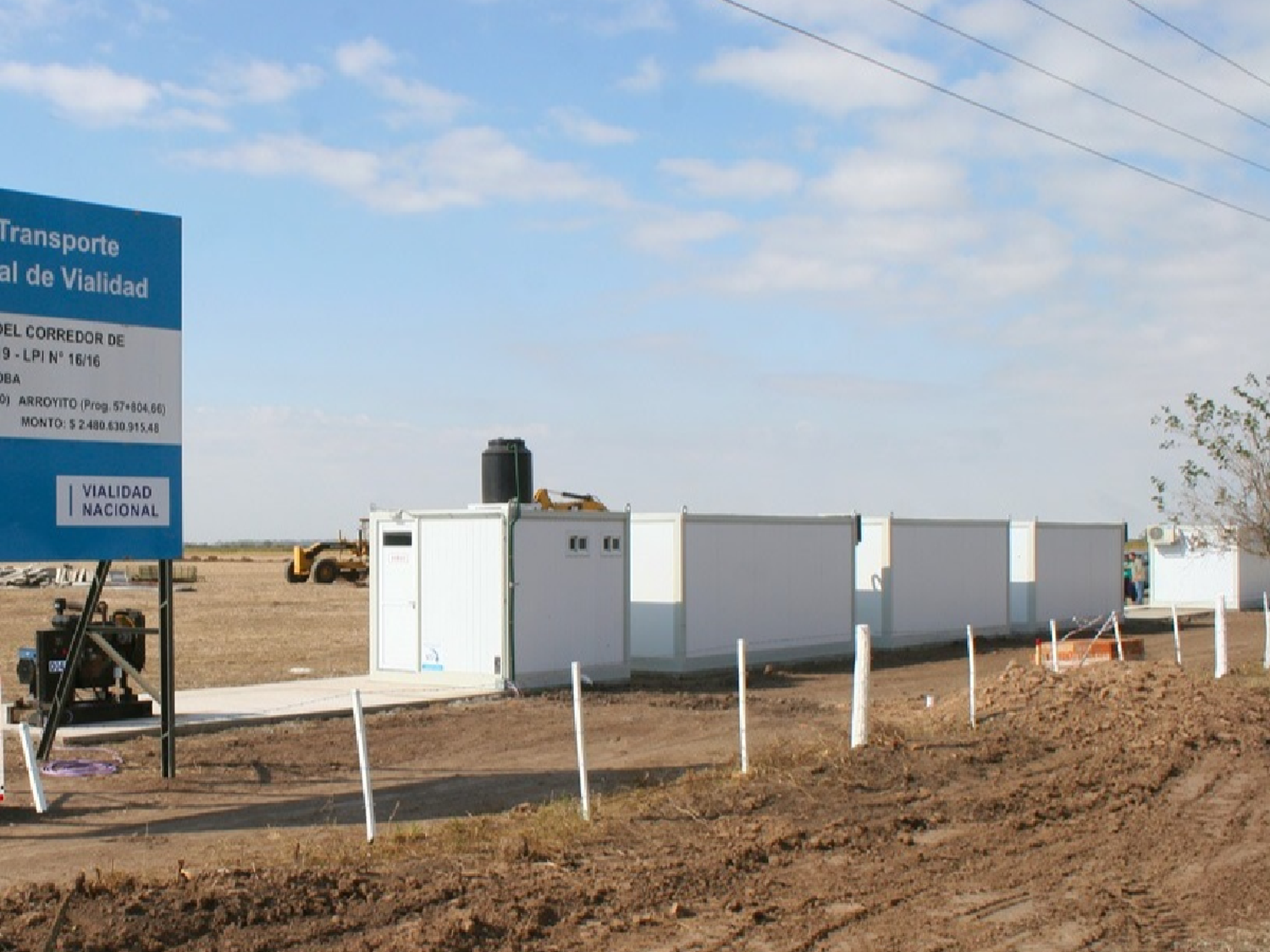 Trabajadores de la autopista 19 tomaron un obrador por falta de pago