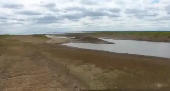 Por la bajante del río Paraná, una ciudad entrerriana está a punto de quedarse sin agua
