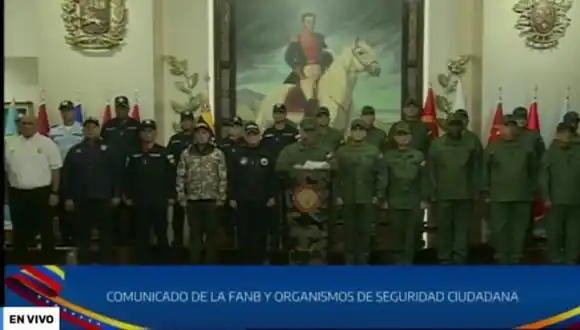 PADRINO y Ceballos ratifican lealtad de la FANB y la POLICÍA con Nicolás Maduro: califican de «panfleto» el comunicado de María Corina y Edmundo