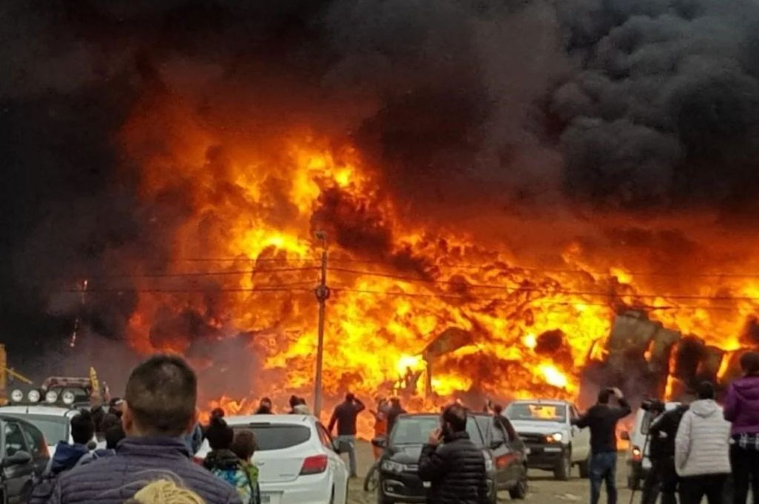 Incendio fábrica de plásticos