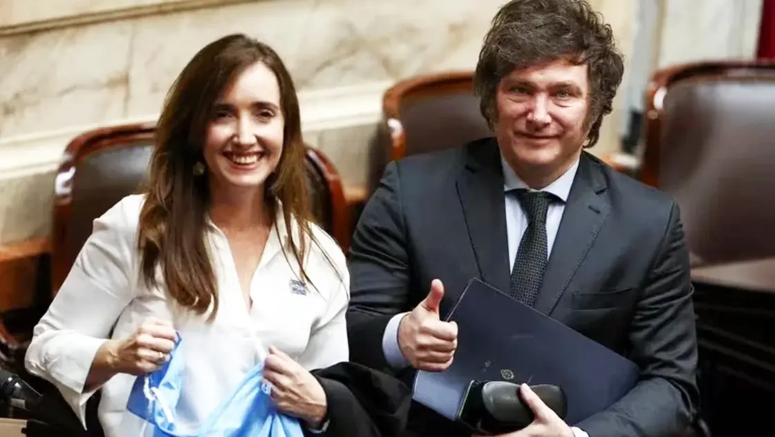 Victoria Villarruel y Javier Milei