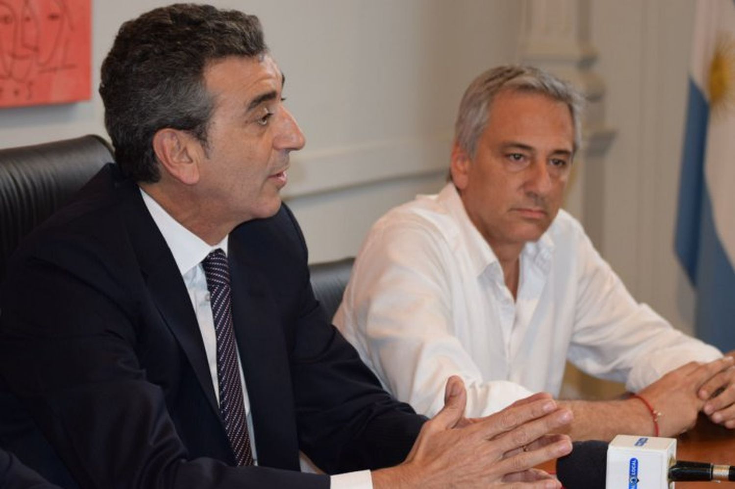 Randazzo y Eseverri se mostraron juntos en Olavarría