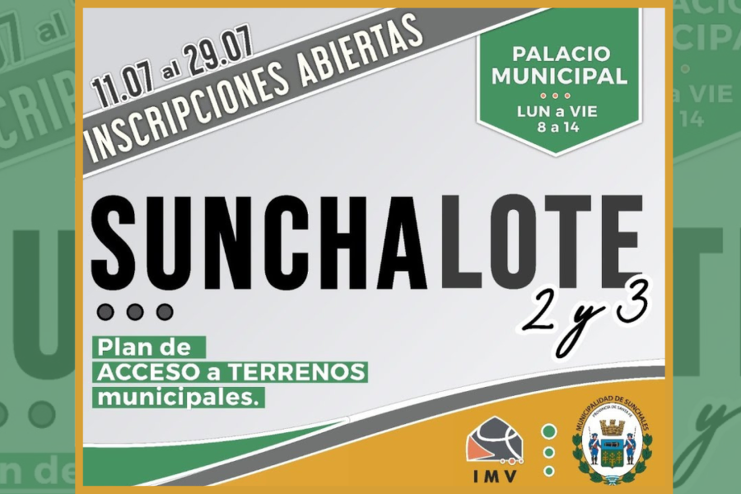 Sunchalote: se realizó el sorteo definitivo de adjudicados y suplentes