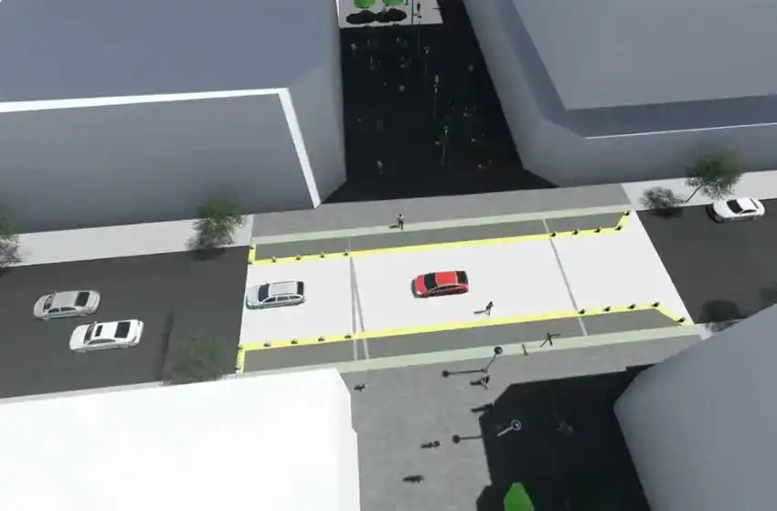 Así quedará la Peatonal San Martín tras su remodelación