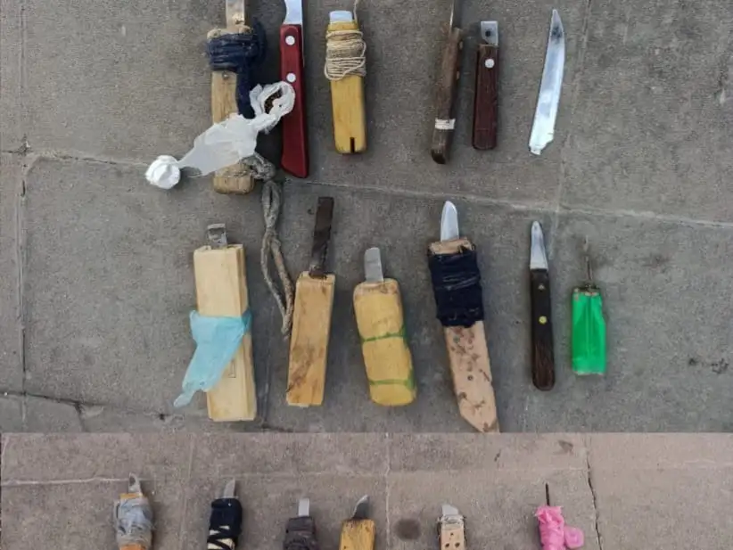 Requisa en la Unidad Penal N° 5 de Victoria: secuestran armas blancas caseras y sustancias presuntamente estupefacientes