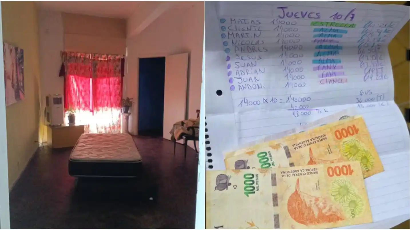 Investigan a una organización criminal que regenteaba “privados” con víctimas de trata.