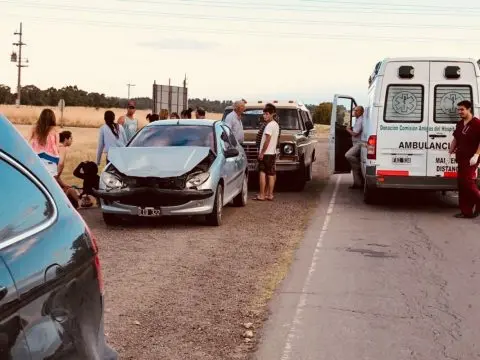 Choques en la ruta 228