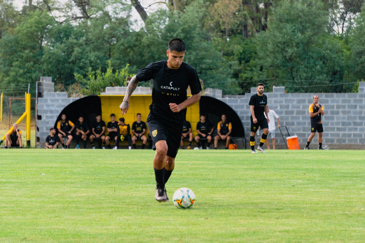 Santamarina tuvo su primer ensayo durante 70 minutos
