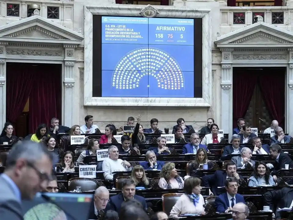 La oposición logró la aprobación de leyes y la derogación de decretos clave en la Cámara de Diputados. Foto: Claudio Fanchi