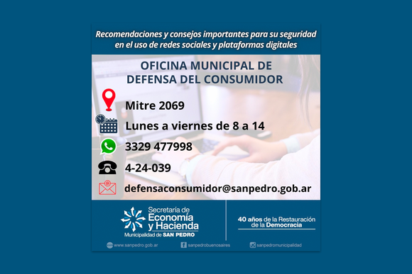 Recomendaciones en el uso de redes sociales y plataformas digitales