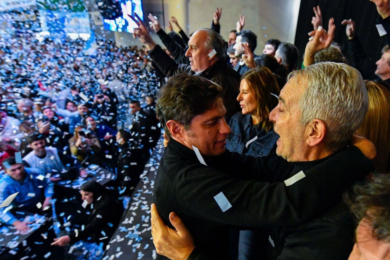 El peronismo festeja: Kicillof y Massa comparten un acto en La Plata con Alak y los intendentes amigos de la Tercera