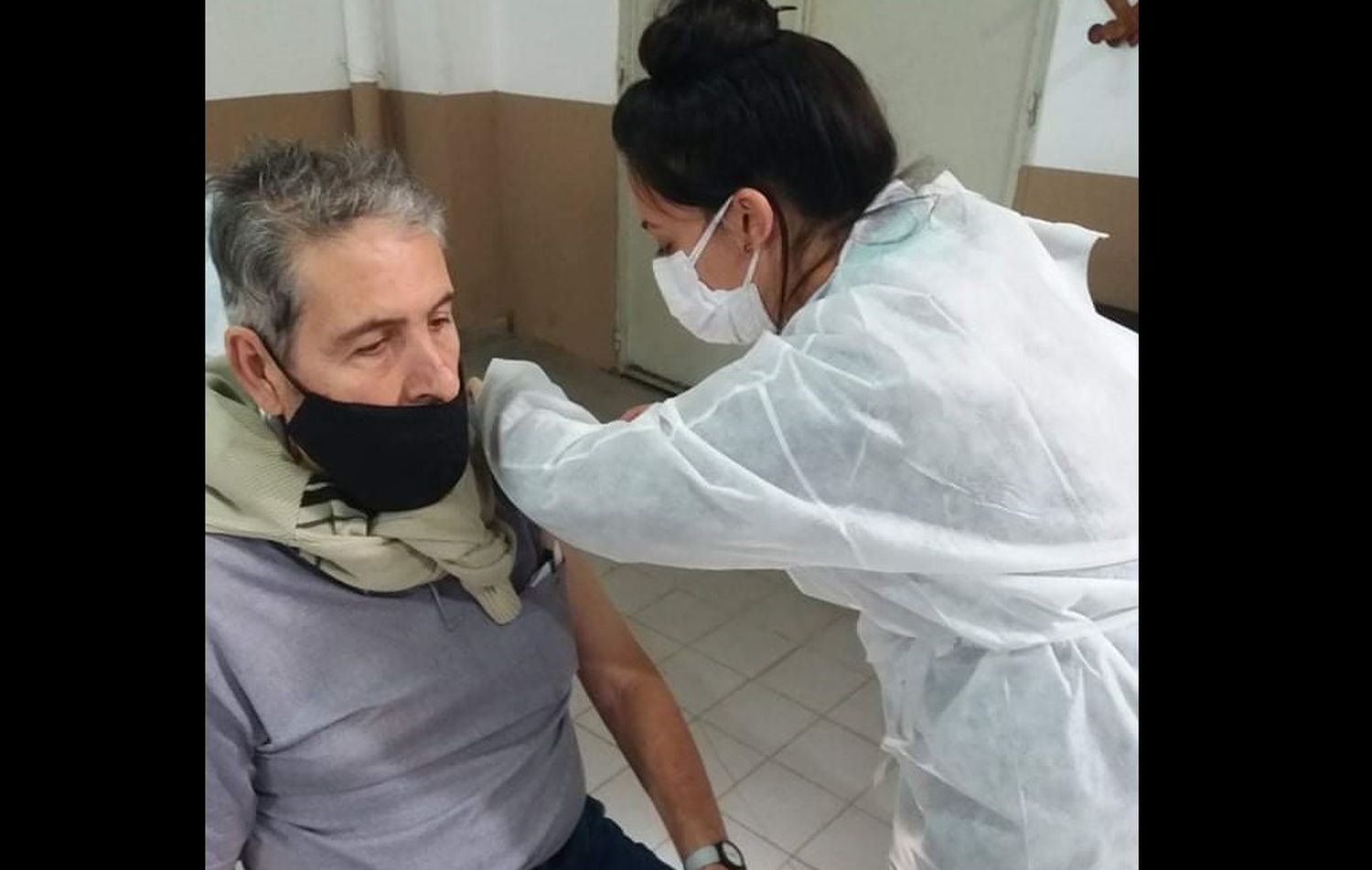 Daniel se vacunó