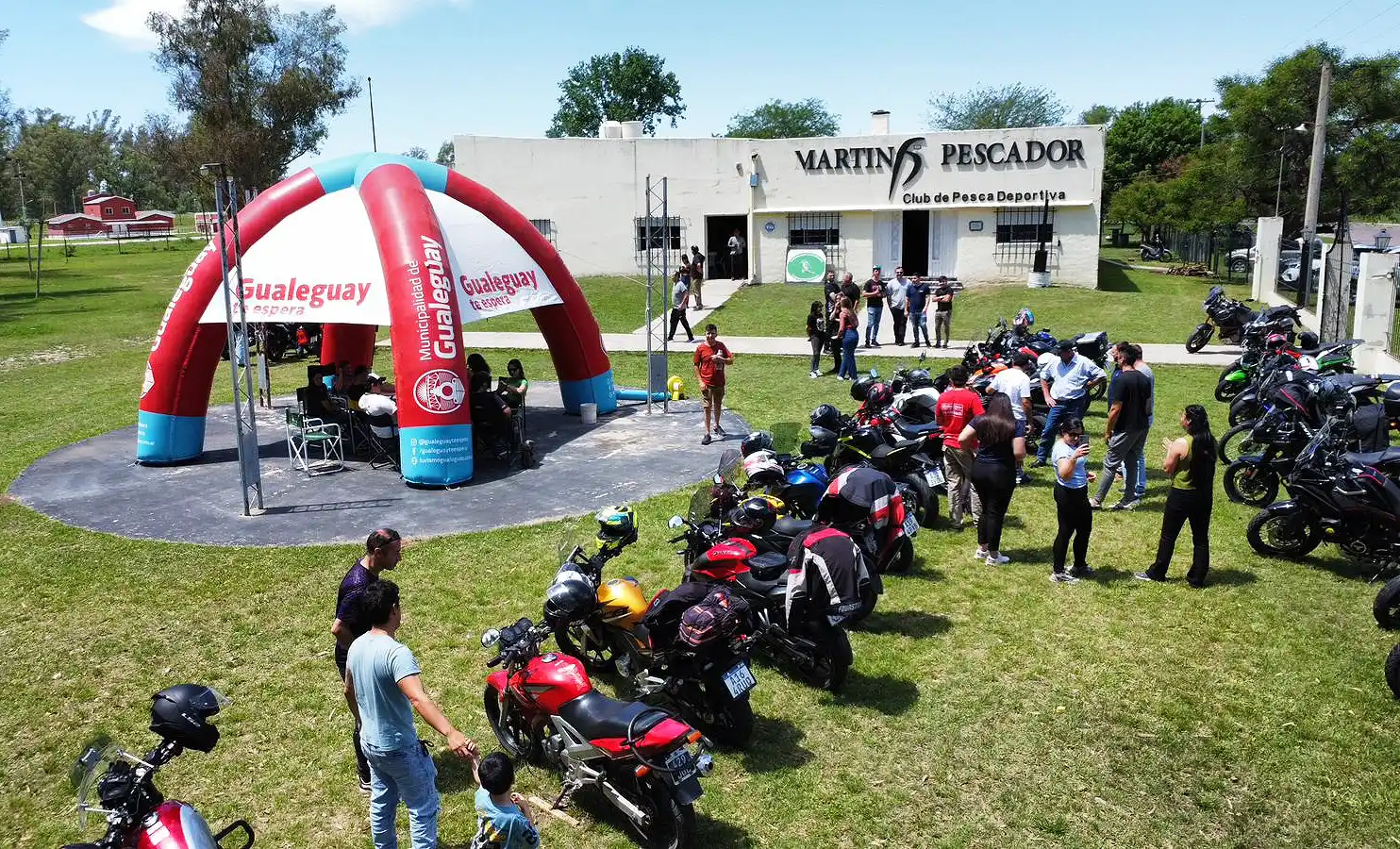 Unas 70 motos participaron de esta primera edición del encuentro.