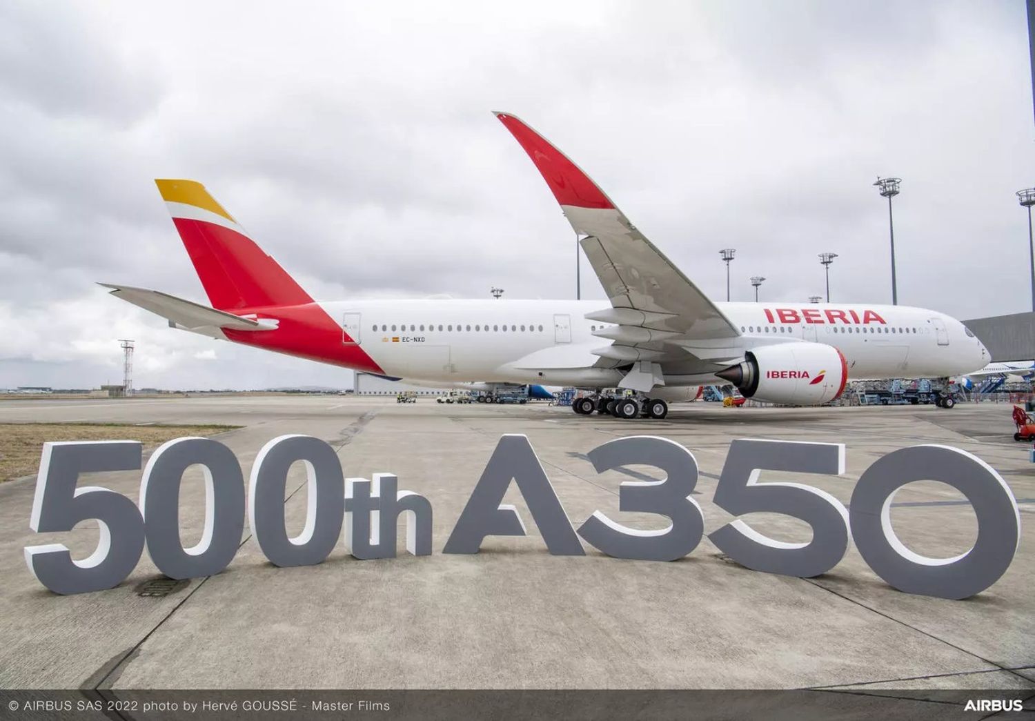 Airbus entregó el A350 número 500